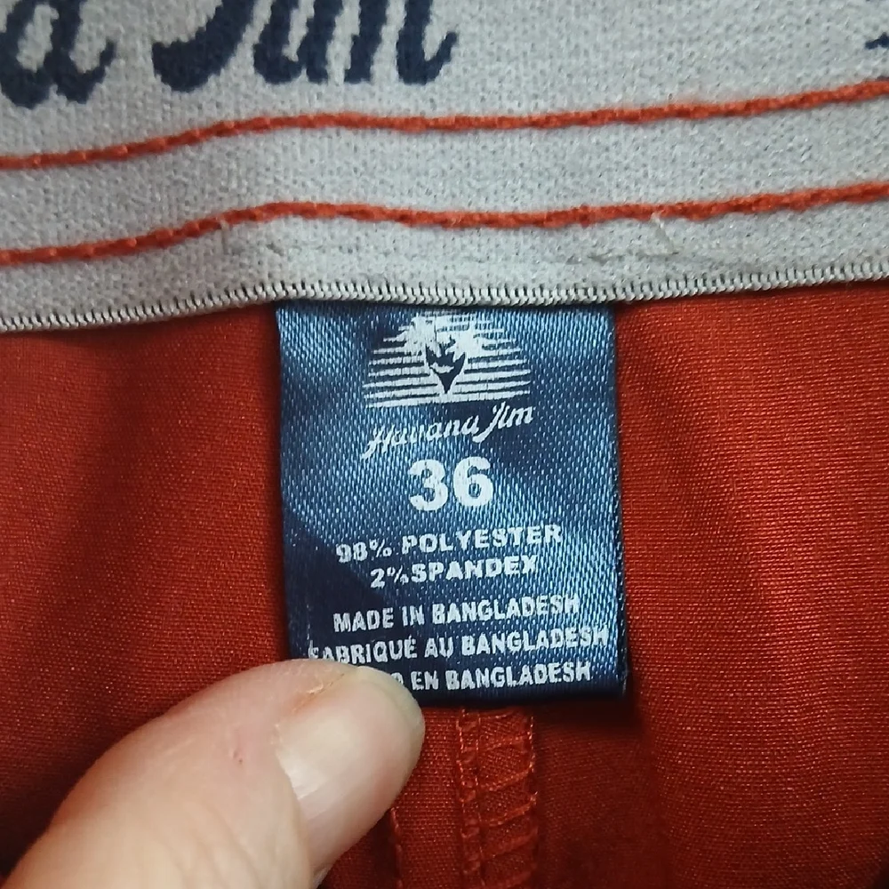 Havana Jim Men's Stylish Red Athletic Shorts - Picture 5 of 5